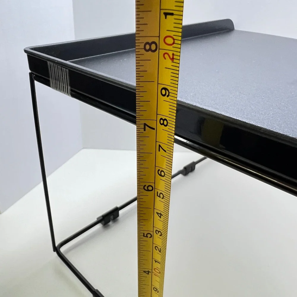 Rubbermaid Black Corner Shelf Organizer Kitchen Cabinet Pantry Riser 3R54 2 Pack